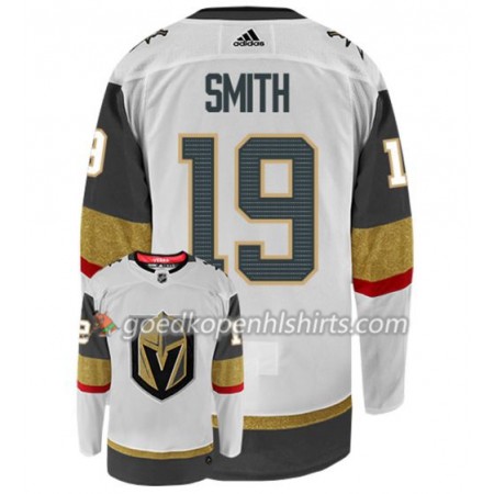 Vegas Golden Knights REILLY SMITH 19 Adidas Wit Authentic Shirt - Mannen